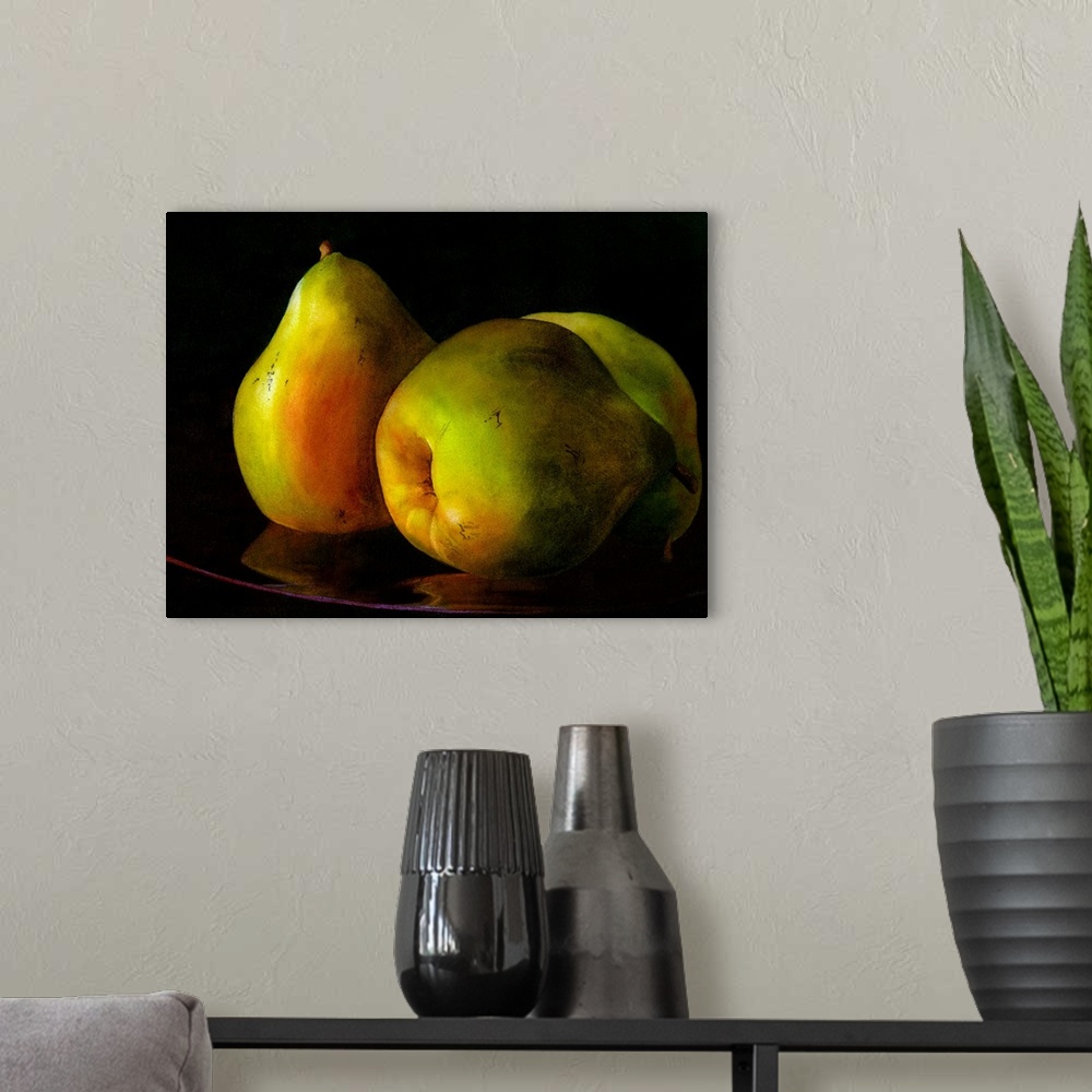 A modern room featuring Three Pears