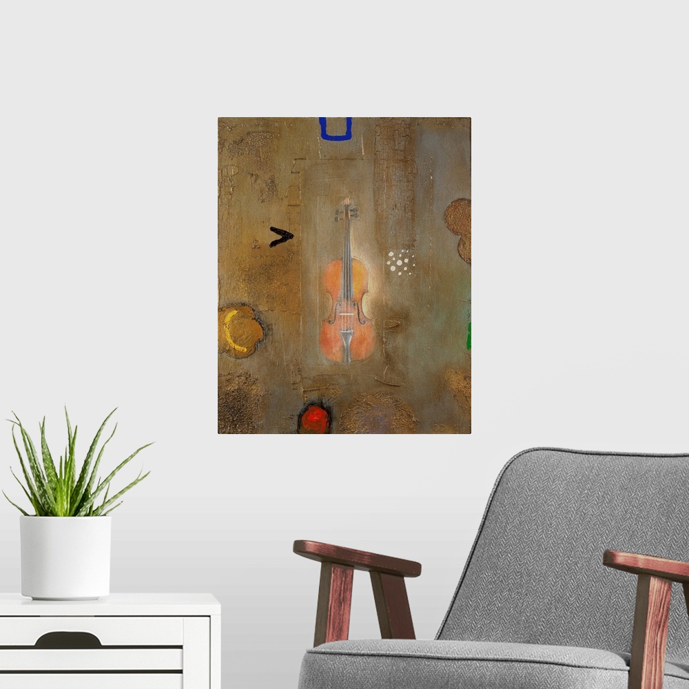 A modern room featuring Untitled
