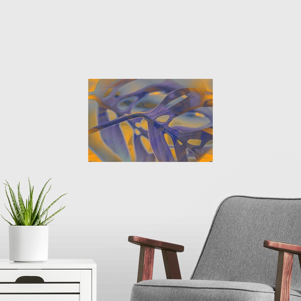 A modern room featuring Untitled 9