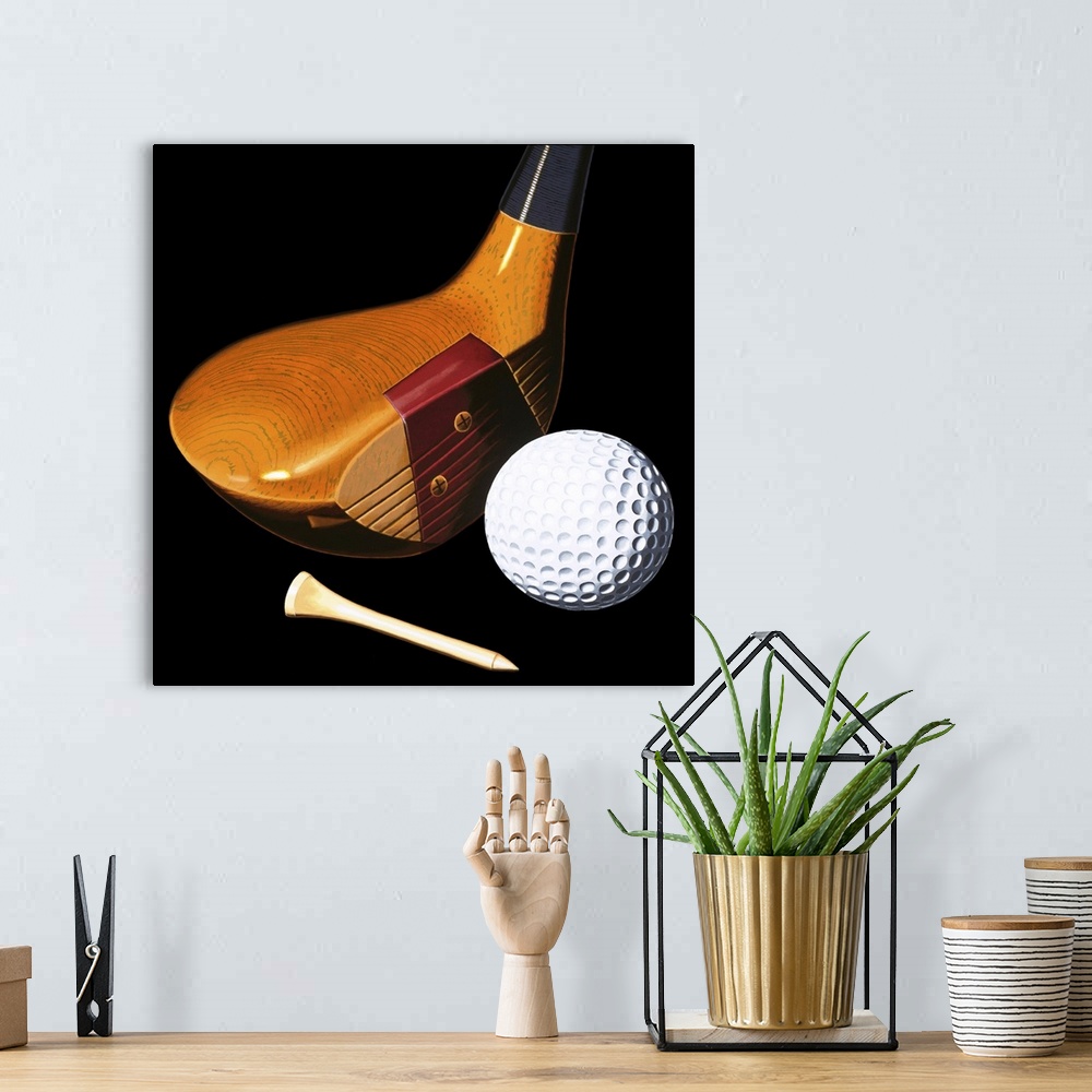 A bohemian room featuring Vintage Golf