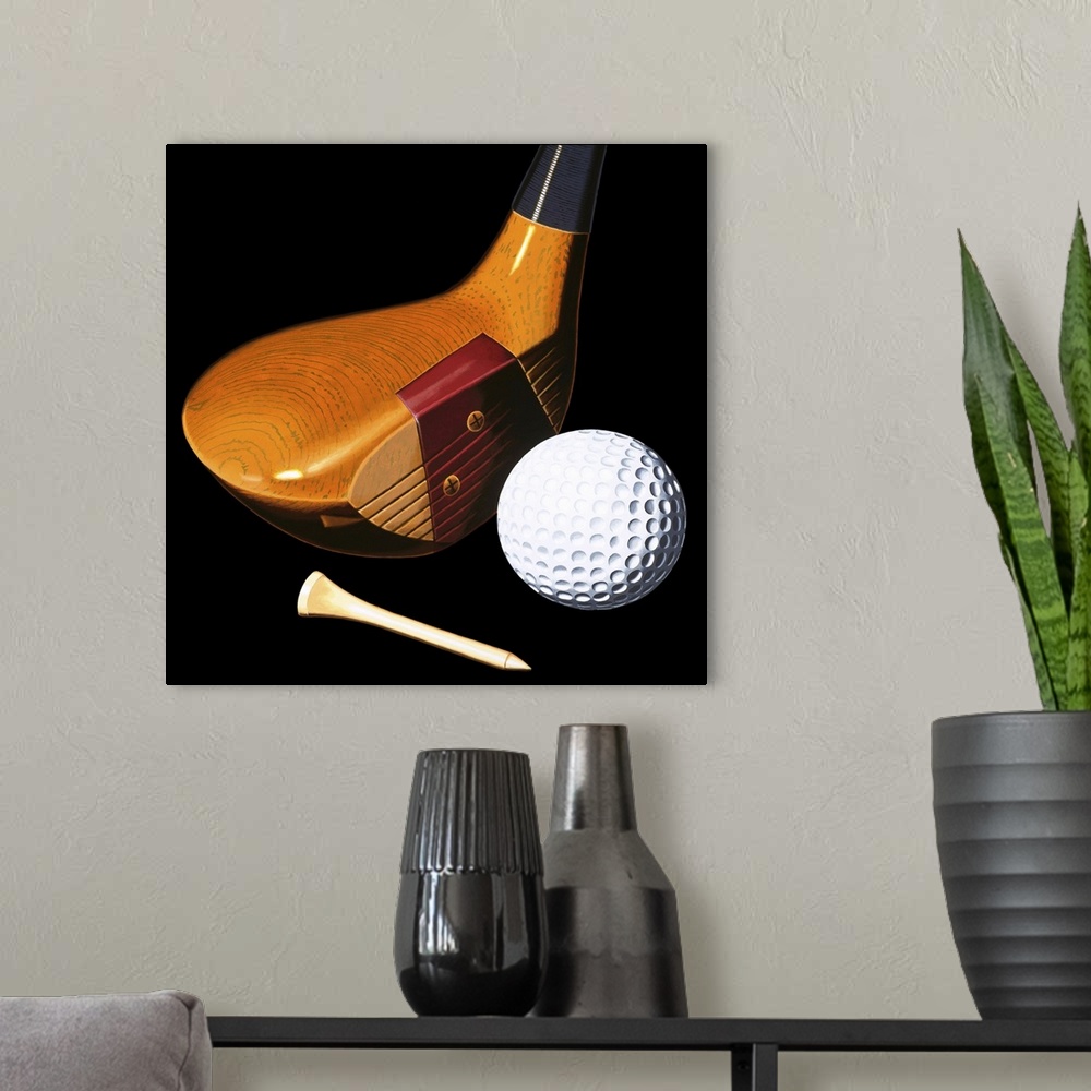 A modern room featuring Vintage Golf