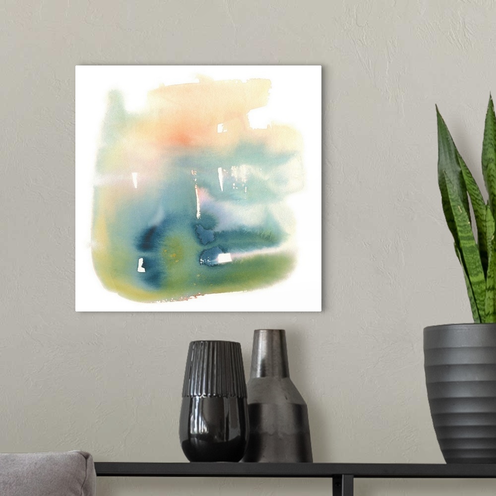 A modern room featuring Watercolor 5