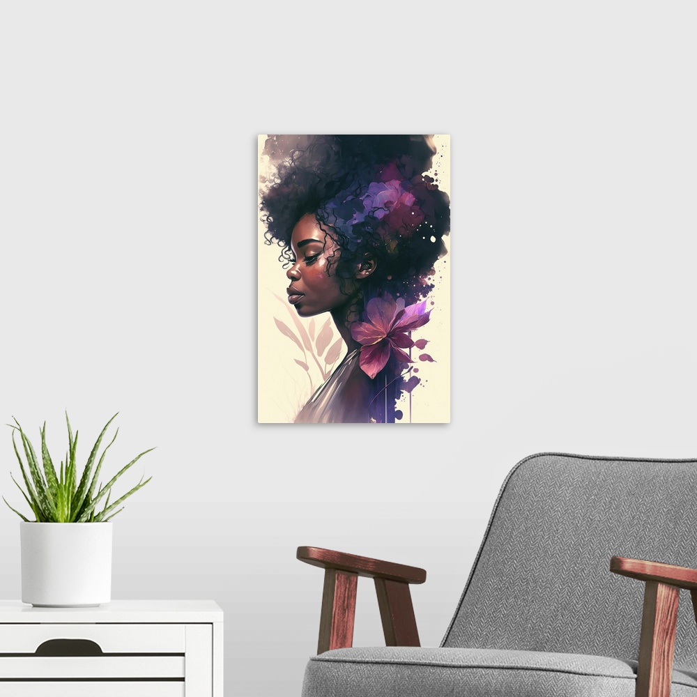 A modern room featuring Black History VIII
