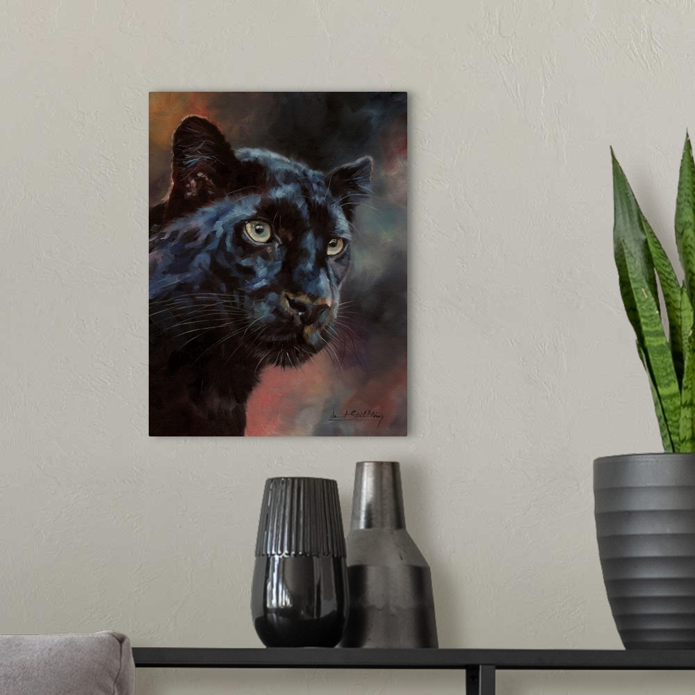A modern room featuring Black Panther I
