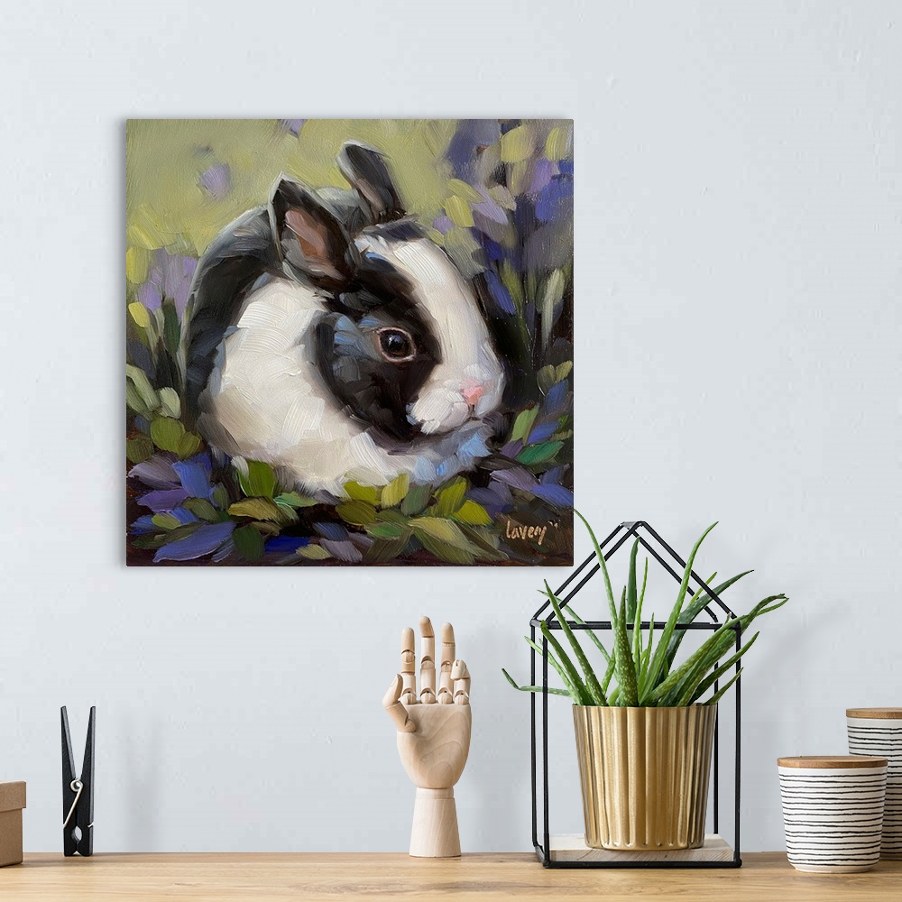 A bohemian room featuring Blueberry Bunny