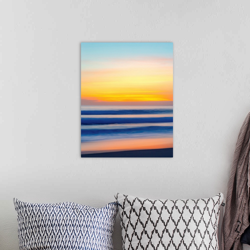 A bohemian room featuring Blurred Sunset