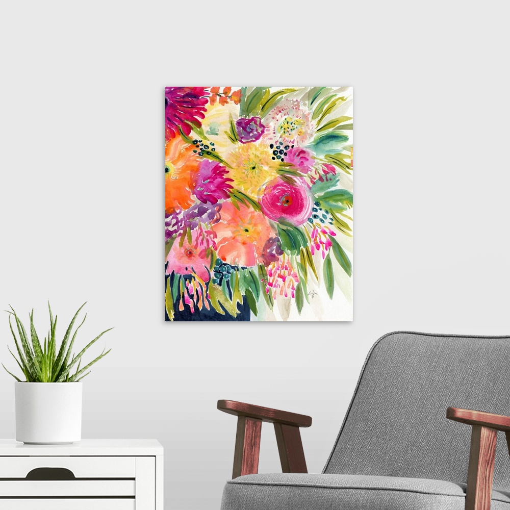 A modern room featuring Burst Of Spring