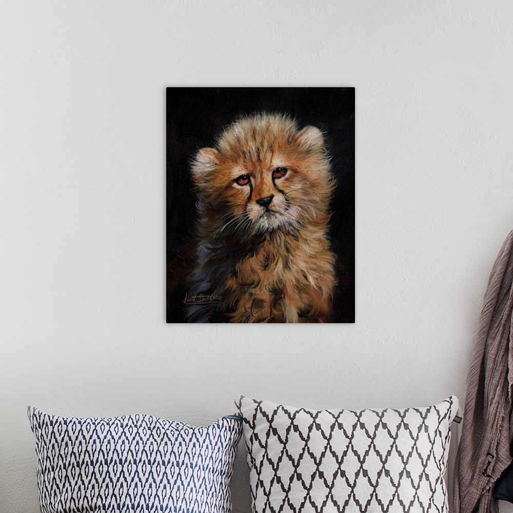 A bohemian room featuring Cheetah Cub