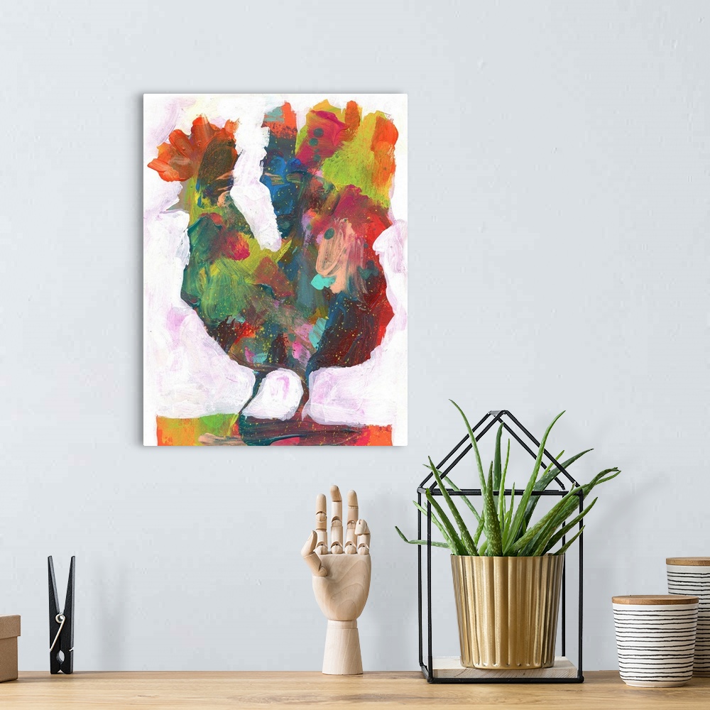 A bohemian room featuring Chicken 4