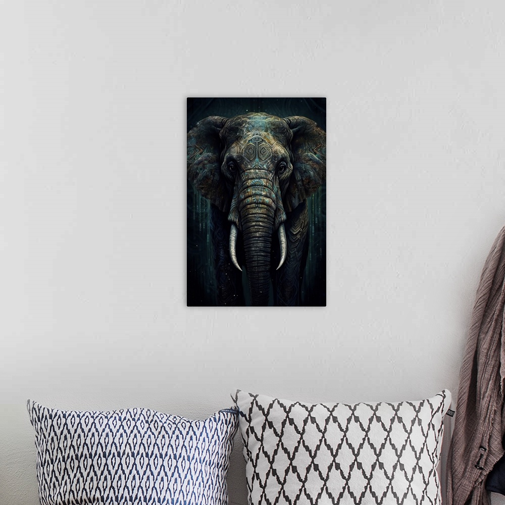 A bohemian room featuring Elephant I