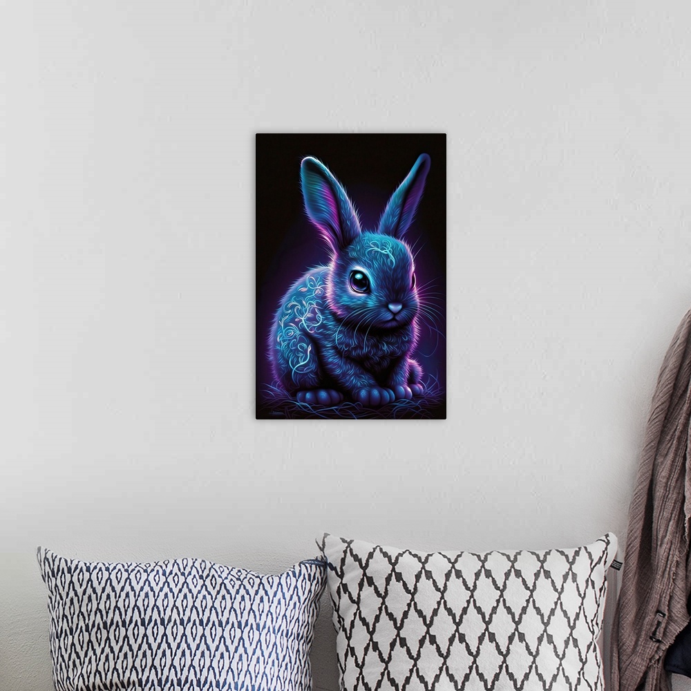 A bohemian room featuring Frost Bunny II
