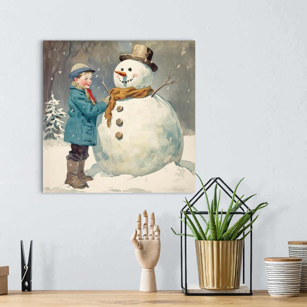 A bohemian room featuring Frosty 2