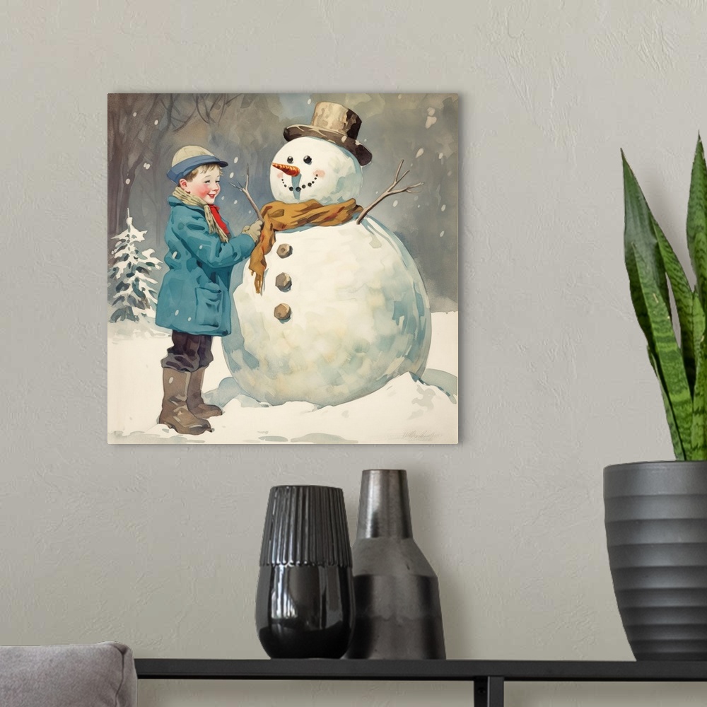 A modern room featuring Frosty 2