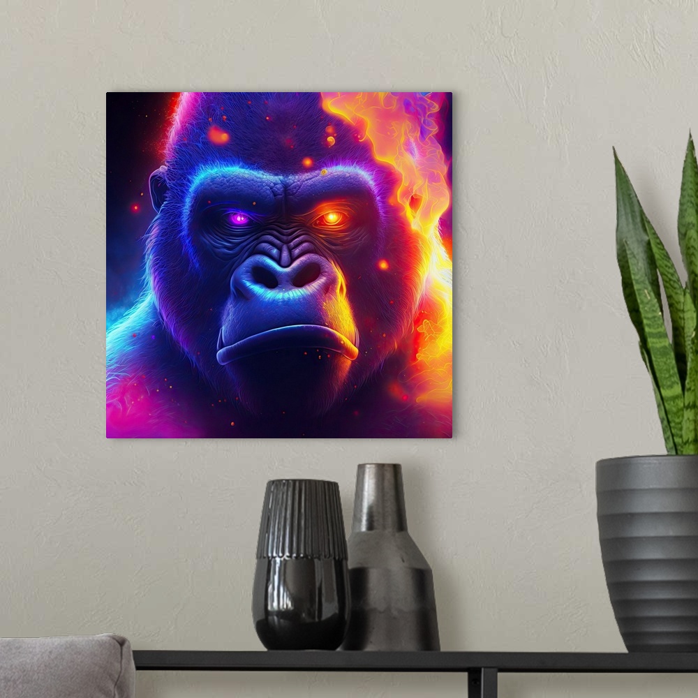 A modern room featuring Gorilla III
