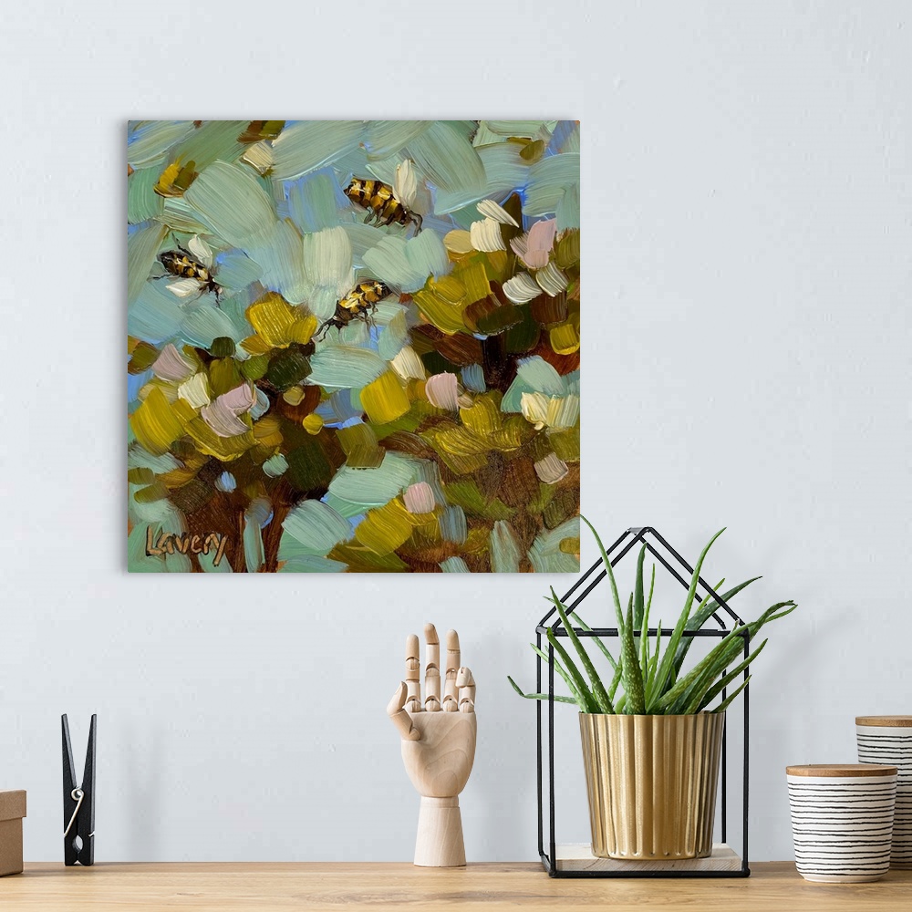 A bohemian room featuring Honeybee Bunch