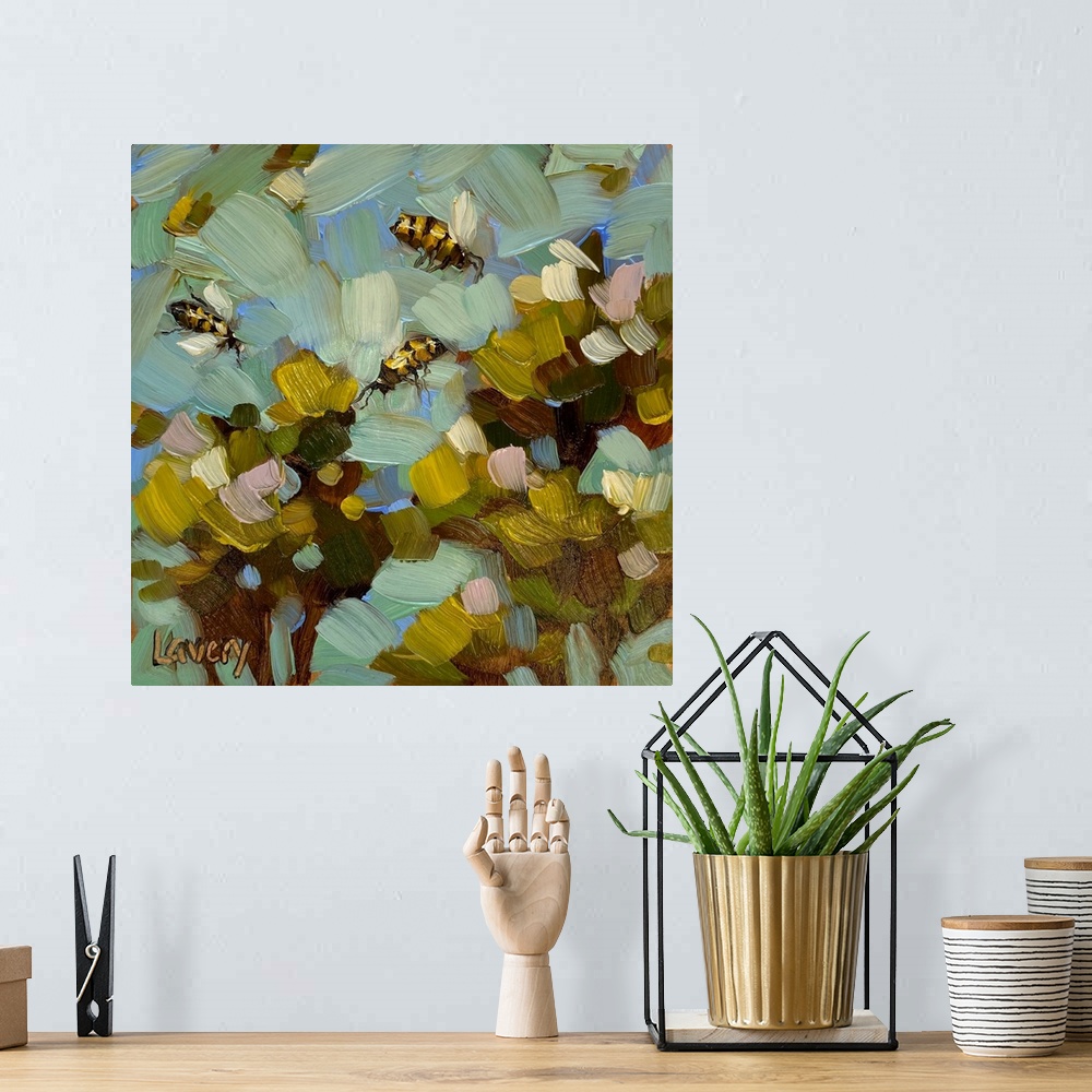 A bohemian room featuring Honeybee Bunch