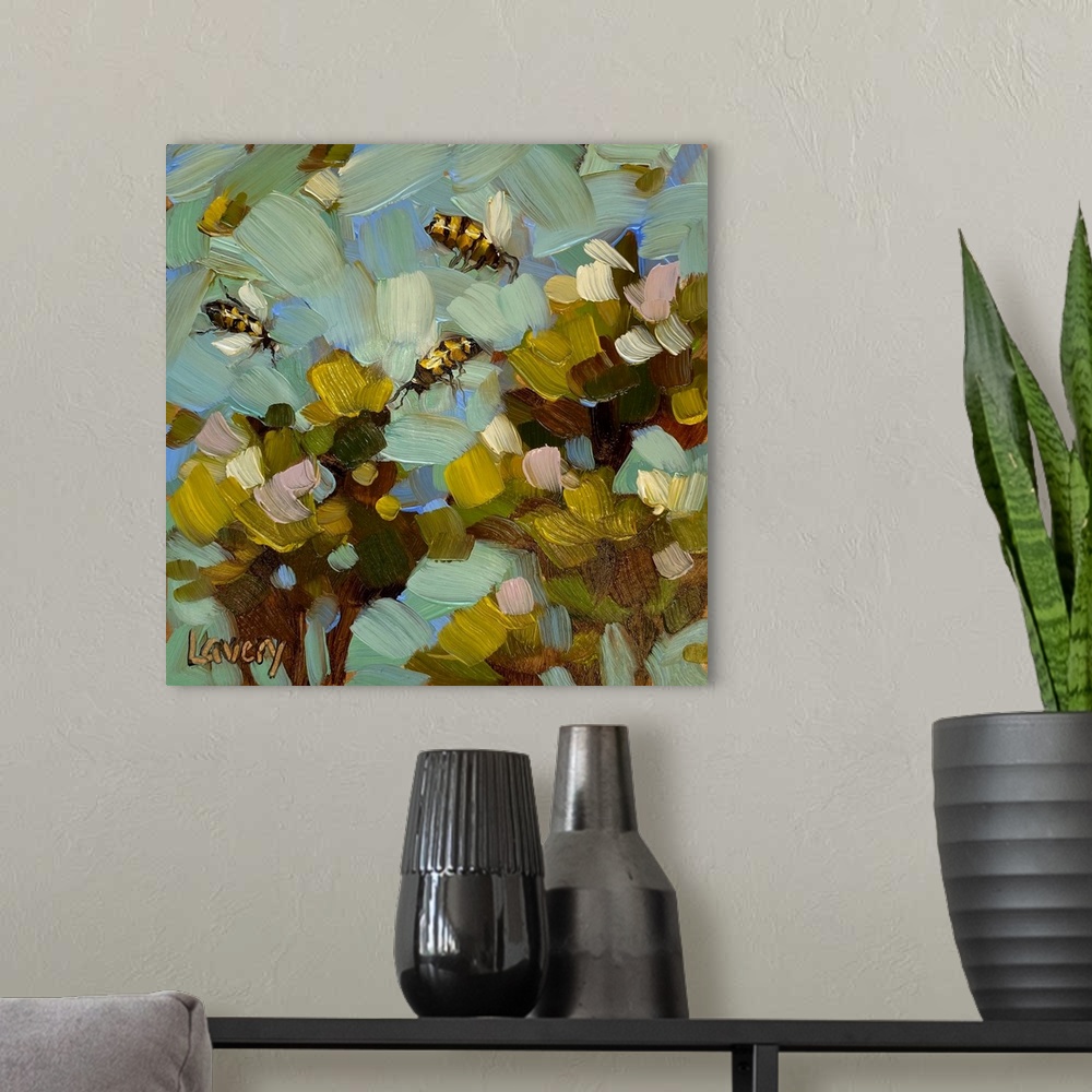 A modern room featuring Honeybee Bunch
