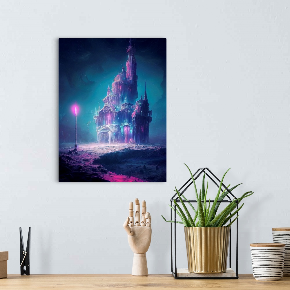 A bohemian room featuring Ice Castle I
