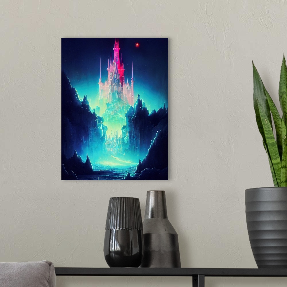 A modern room featuring Ice Castle VII