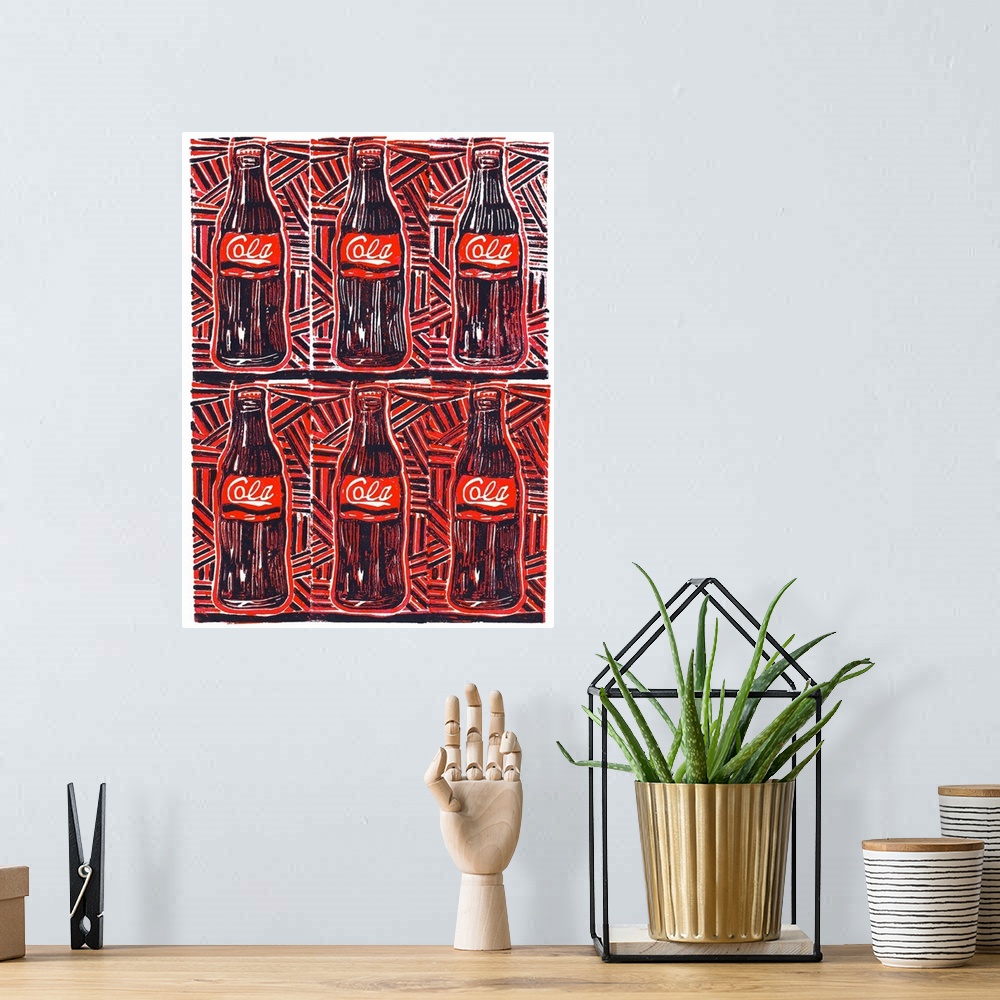 A bohemian room featuring Lino Cola