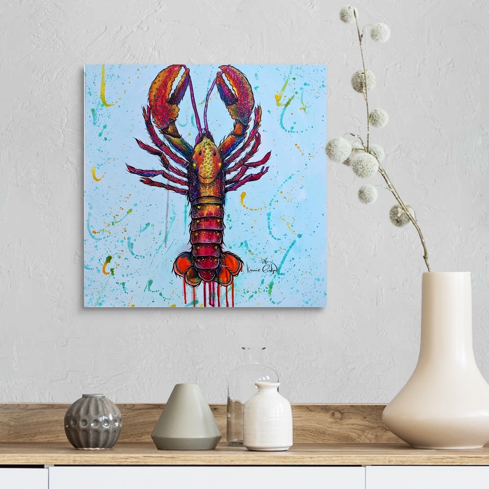 A farmhouse room featuring Lobster