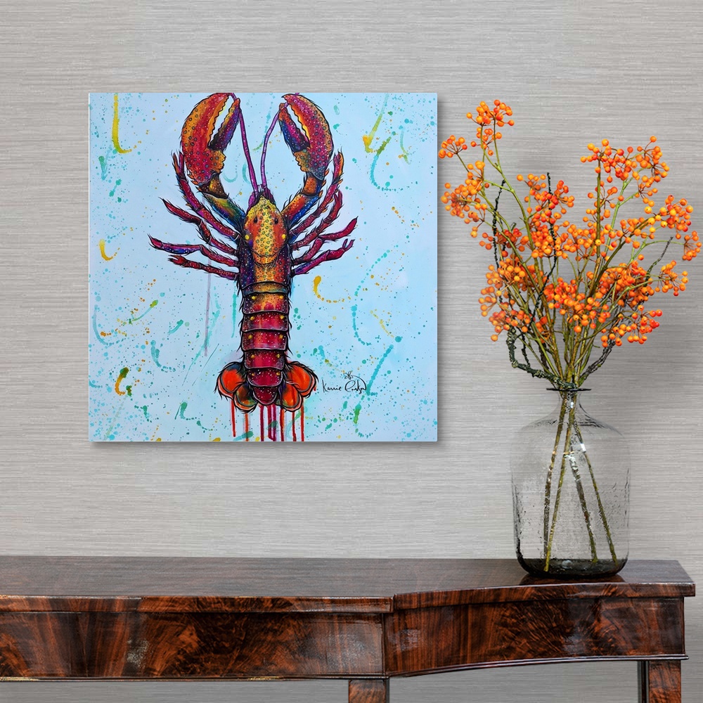 A traditional room featuring Lobster