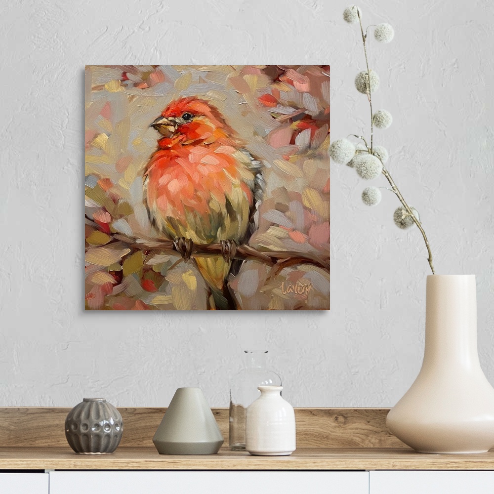 A farmhouse room featuring Lovely House Finch