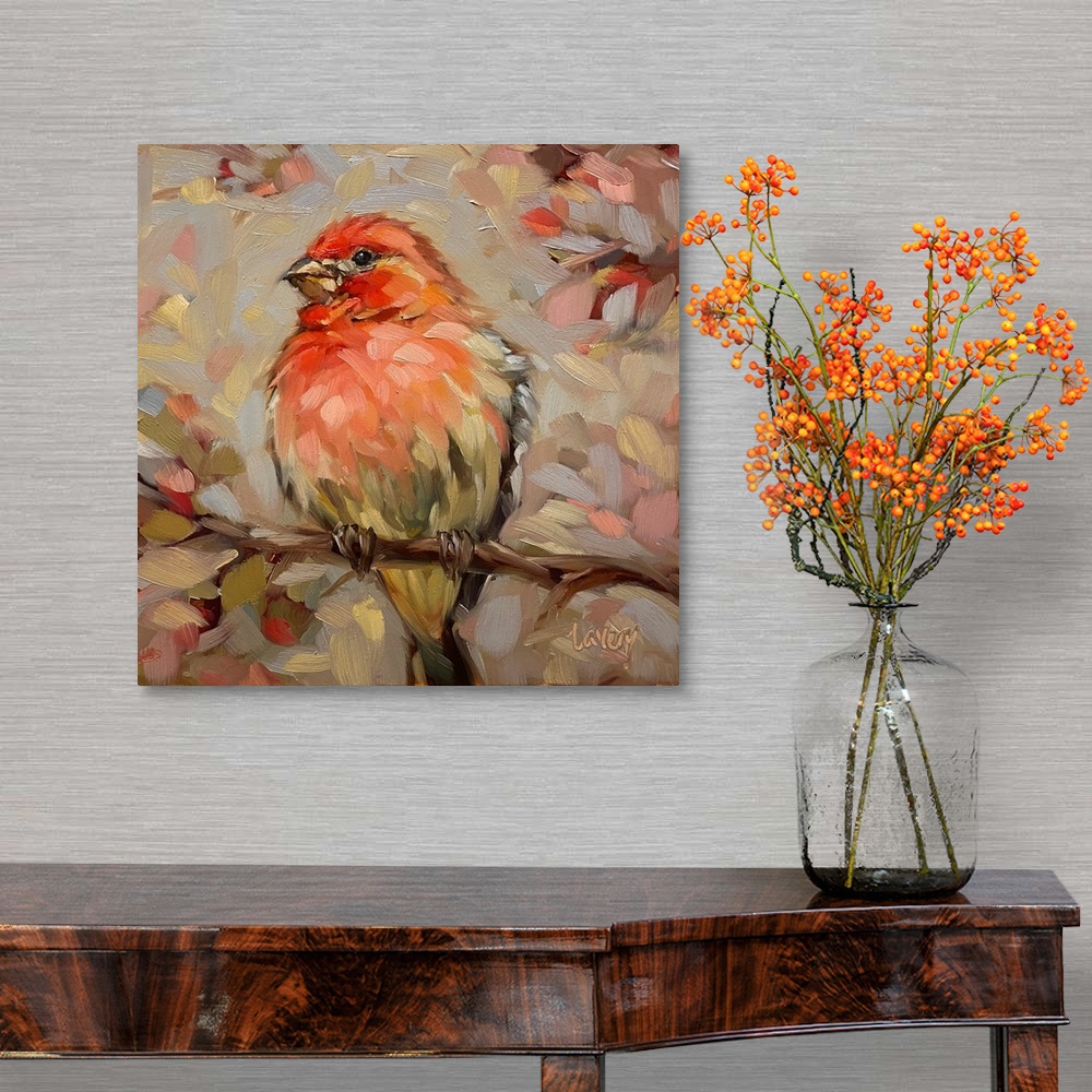 A traditional room featuring Lovely House Finch