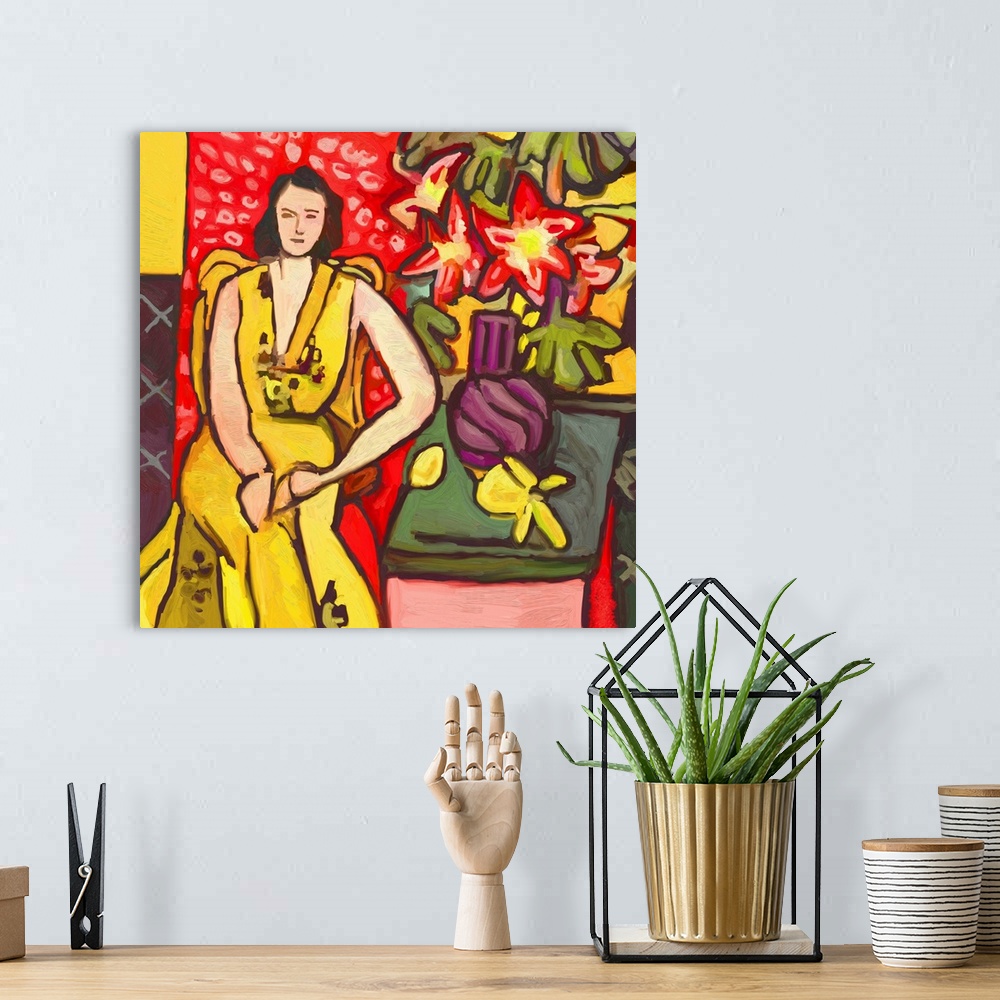 A bohemian room featuring Matisse Lady 2