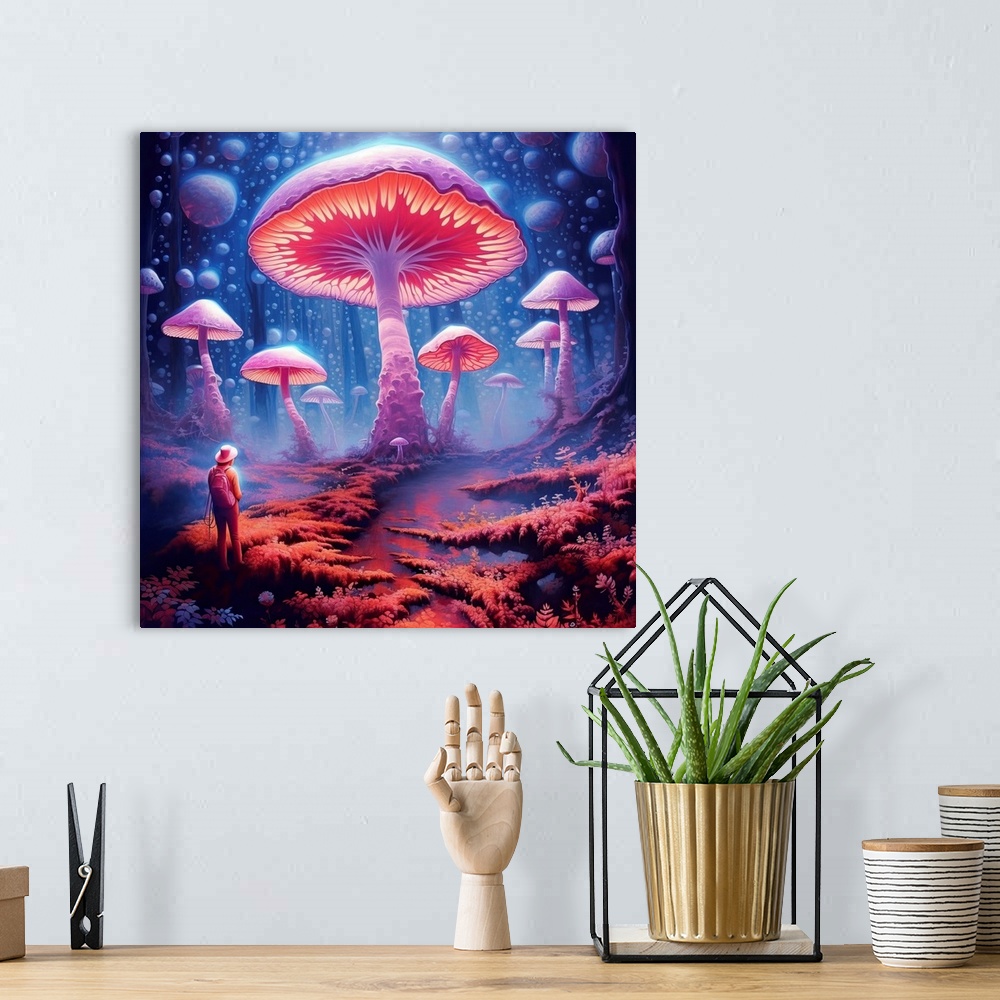 A bohemian room featuring Mushroom Madness