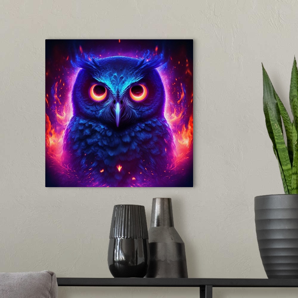 A modern room featuring Owl V