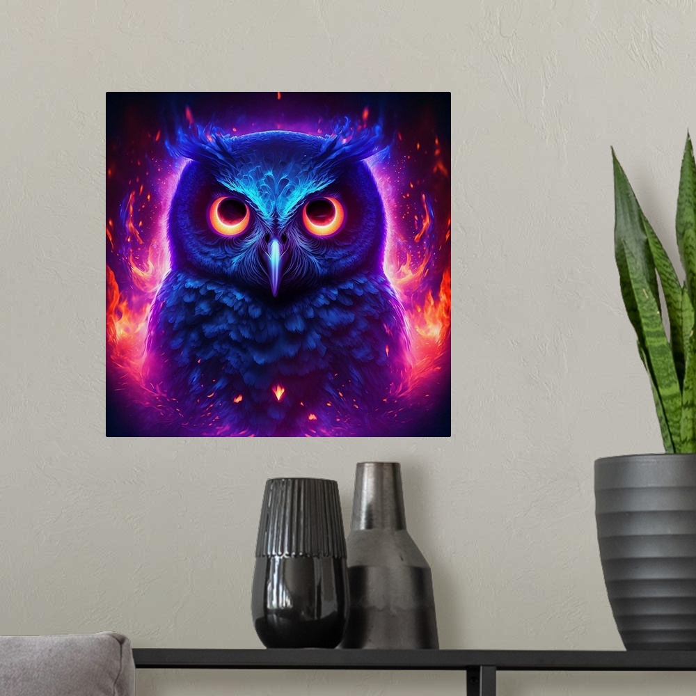 A modern room featuring Owl V