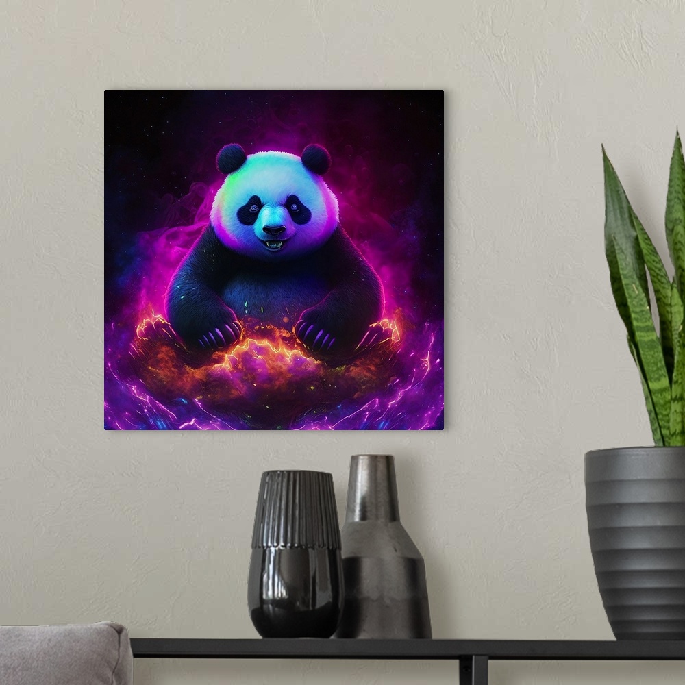 A modern room featuring Panda I