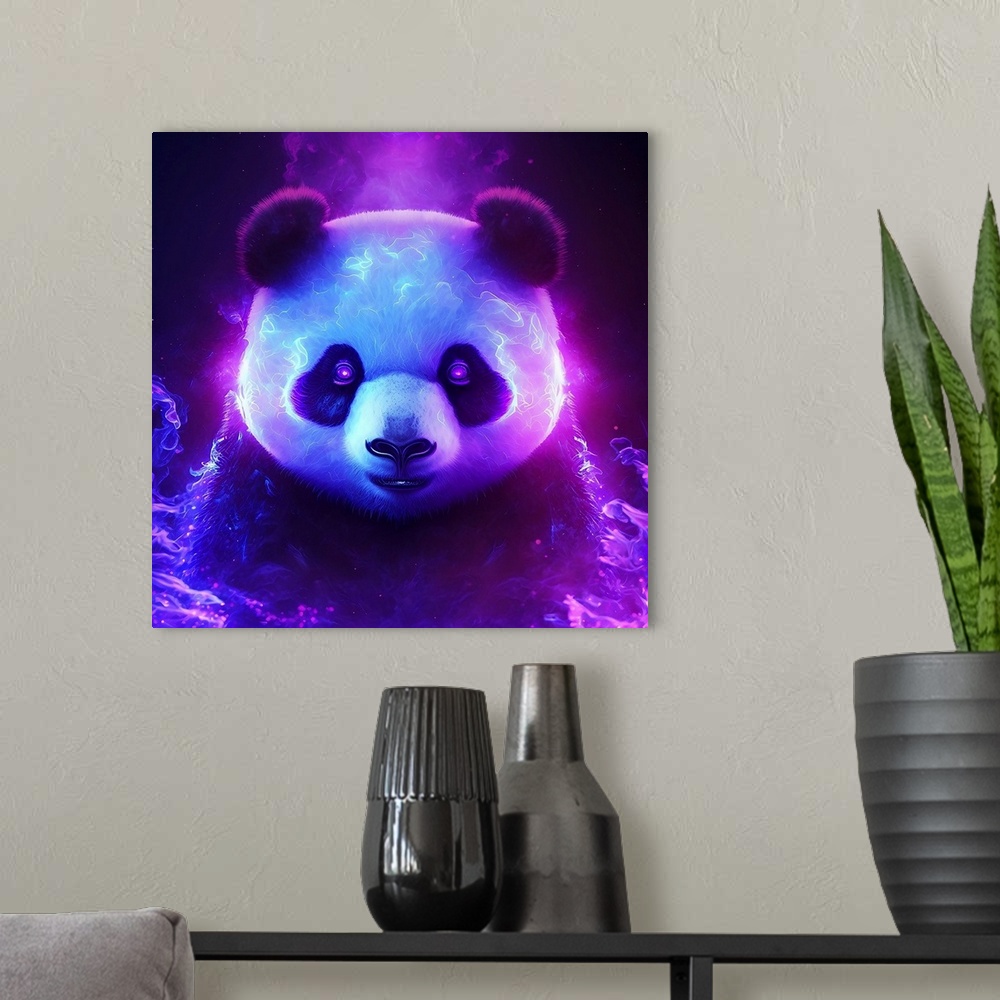 A modern room featuring Panda II