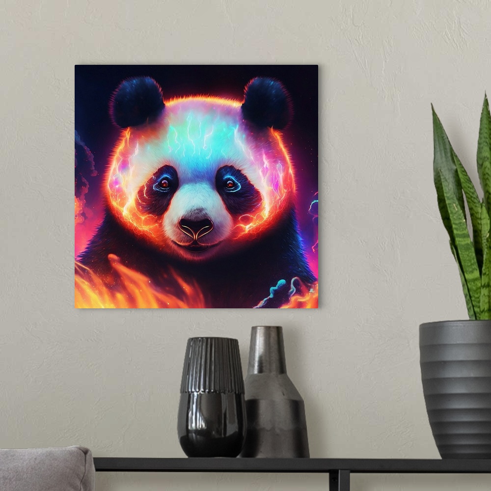 A modern room featuring Panda VI