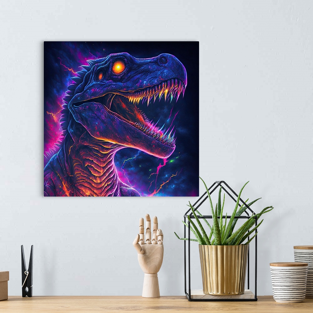 A bohemian room featuring Raptor