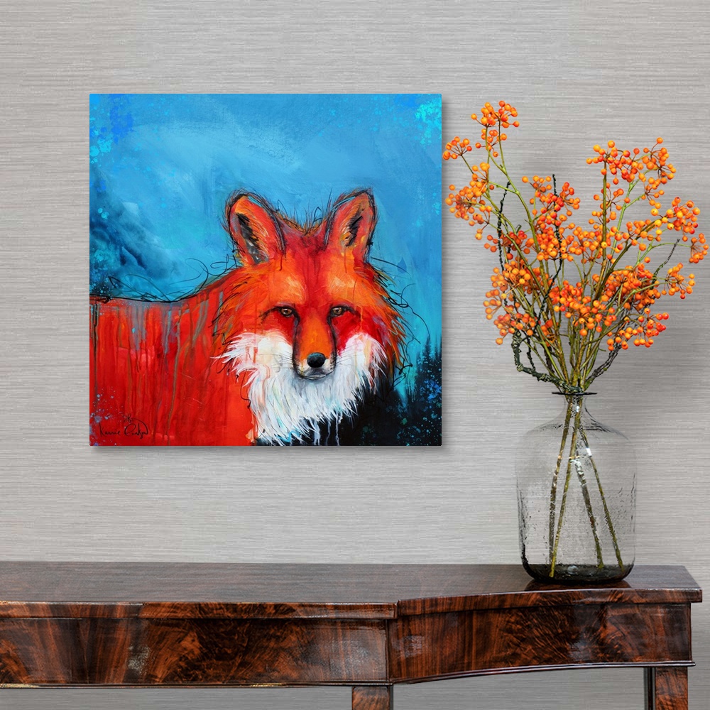 A traditional room featuring Red Fox