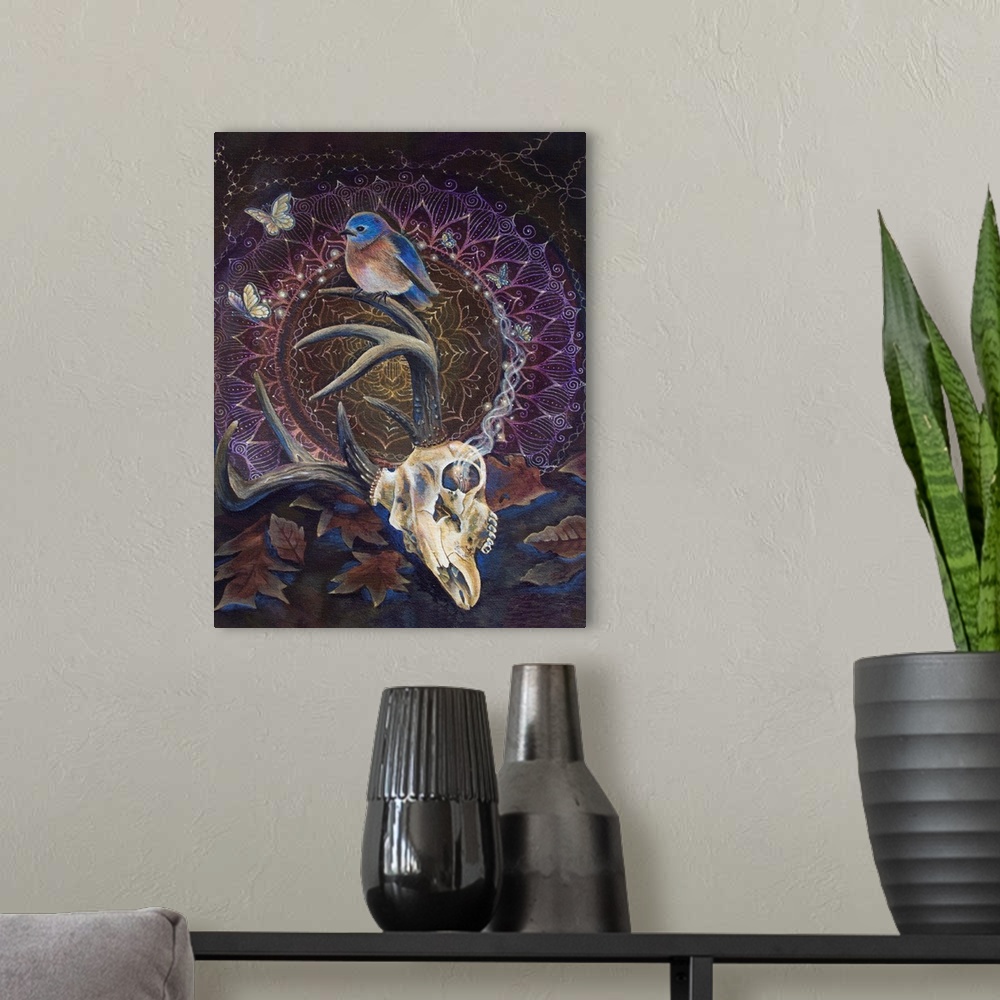 A modern room featuring Sacred Cycle
