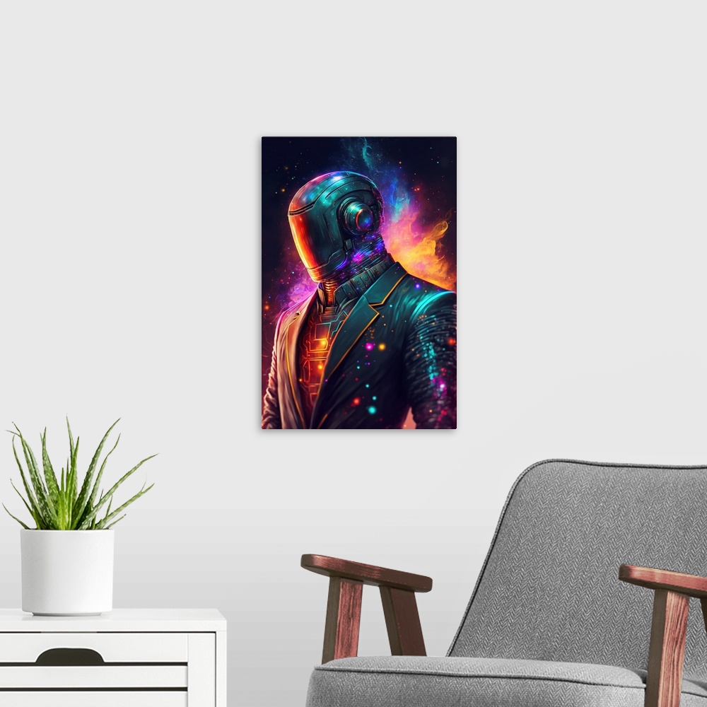 A modern room featuring Spaceman I