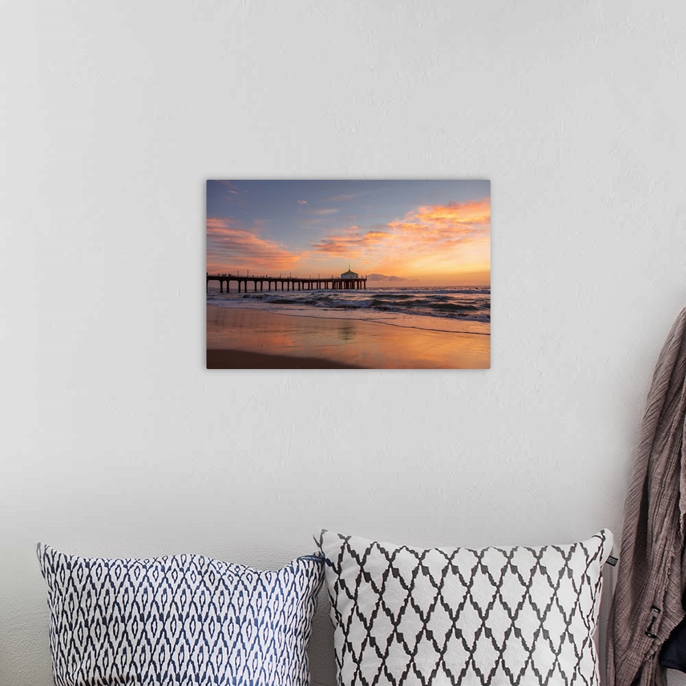A bohemian room featuring Sunset At The Pier