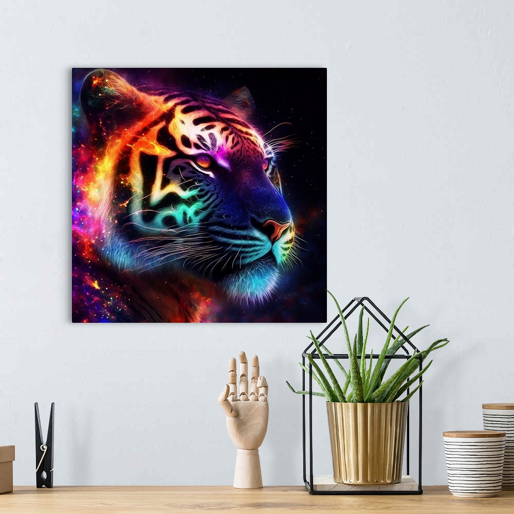 A bohemian room featuring Tiger V