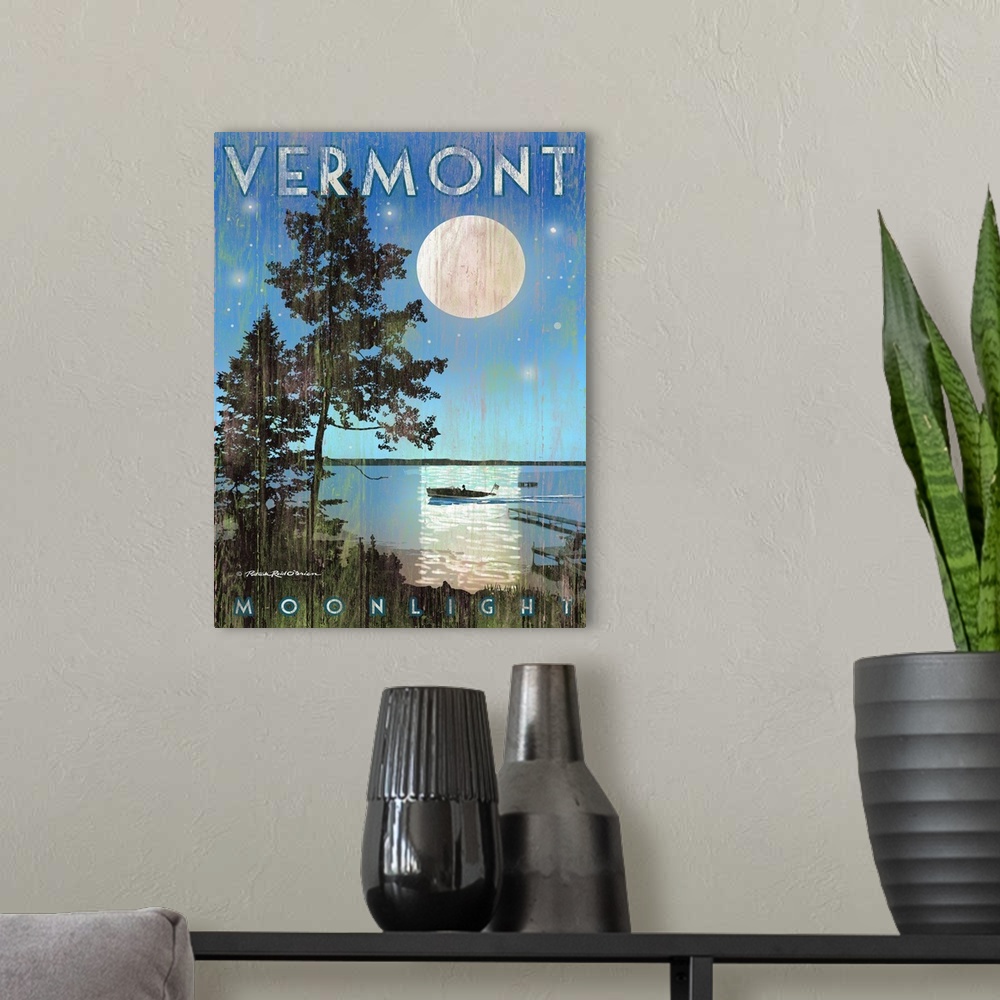A modern room featuring Vermont