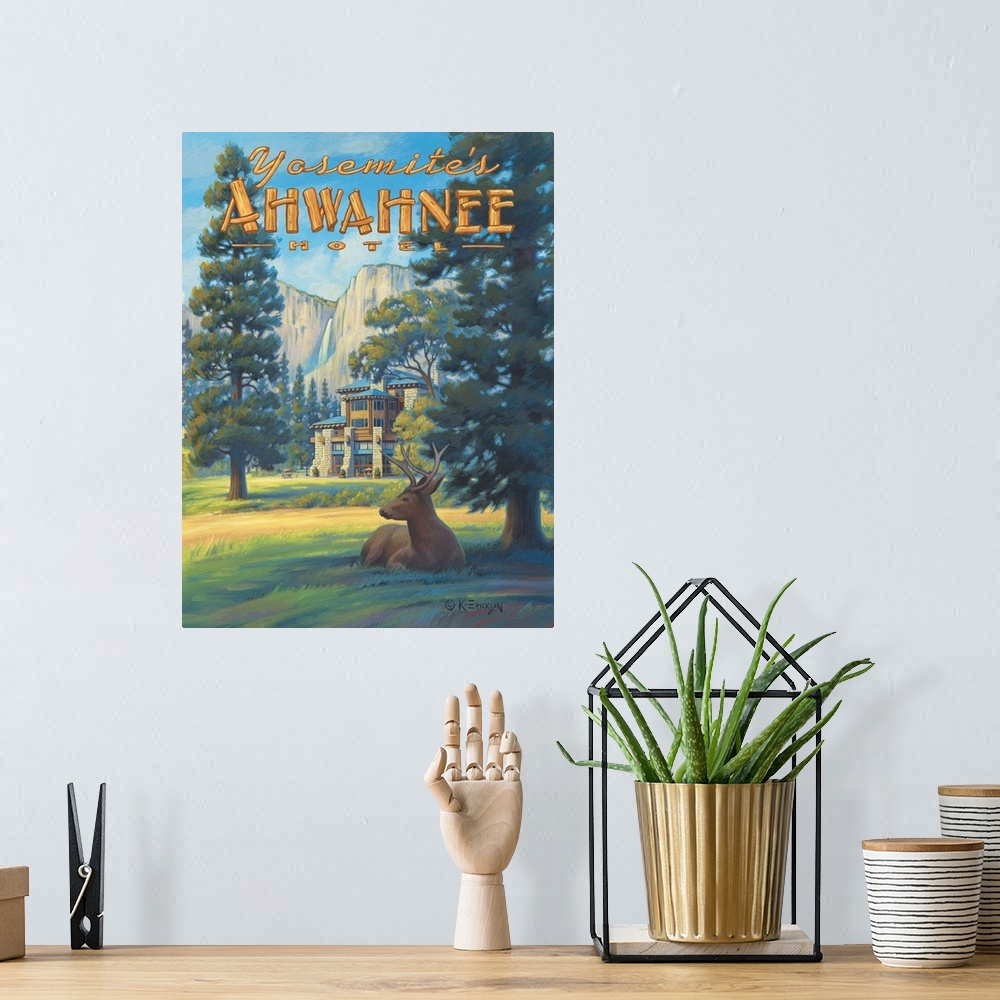 A bohemian room featuring Ahwahnee Hotel, Yosemite