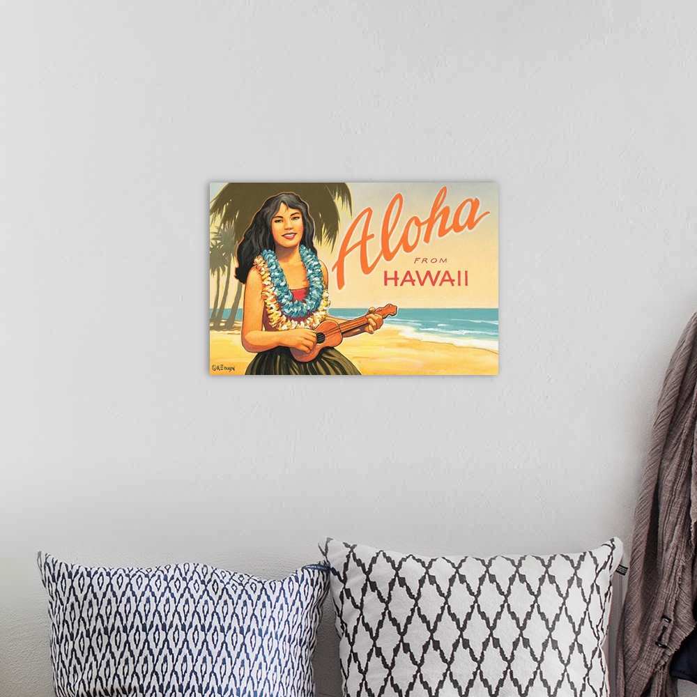 A bohemian room featuring Aloha from Hawaii