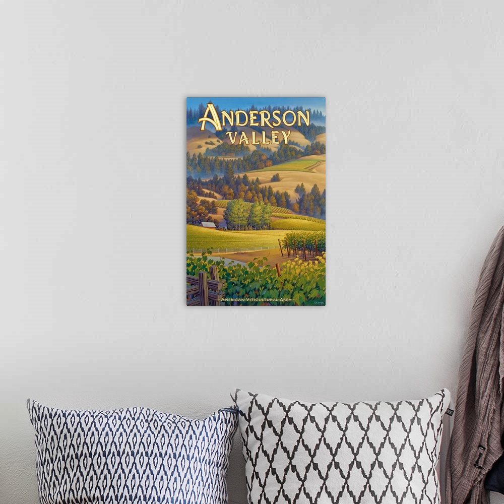 A bohemian room featuring Anderson Valley