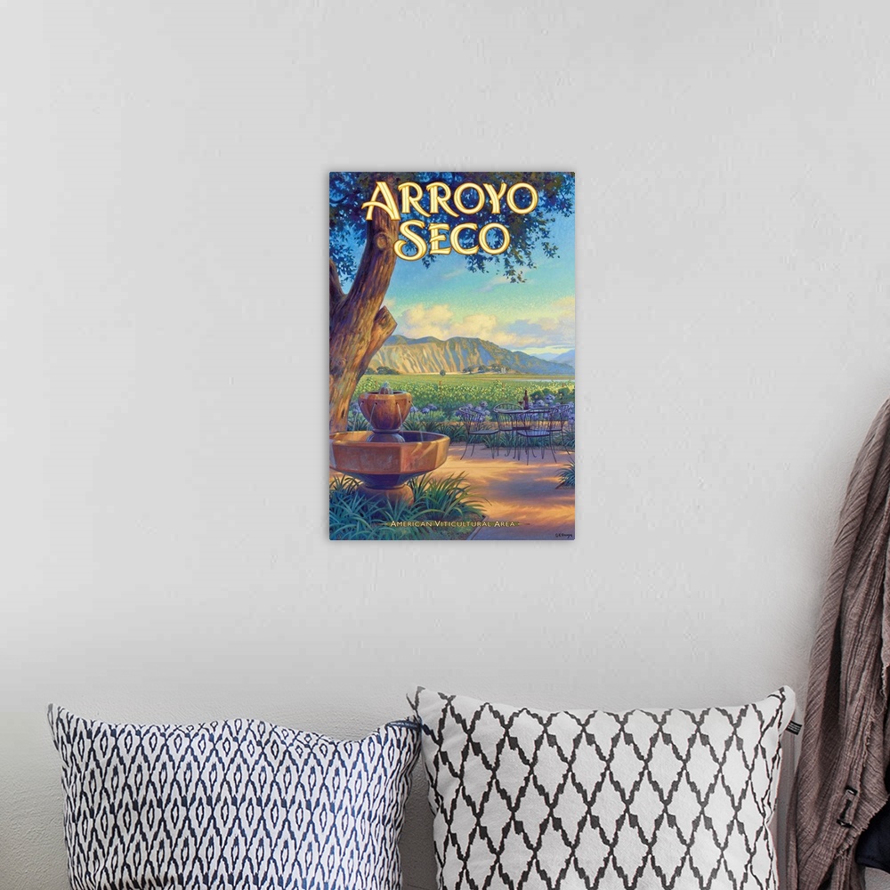 A bohemian room featuring Arroyo Seco
