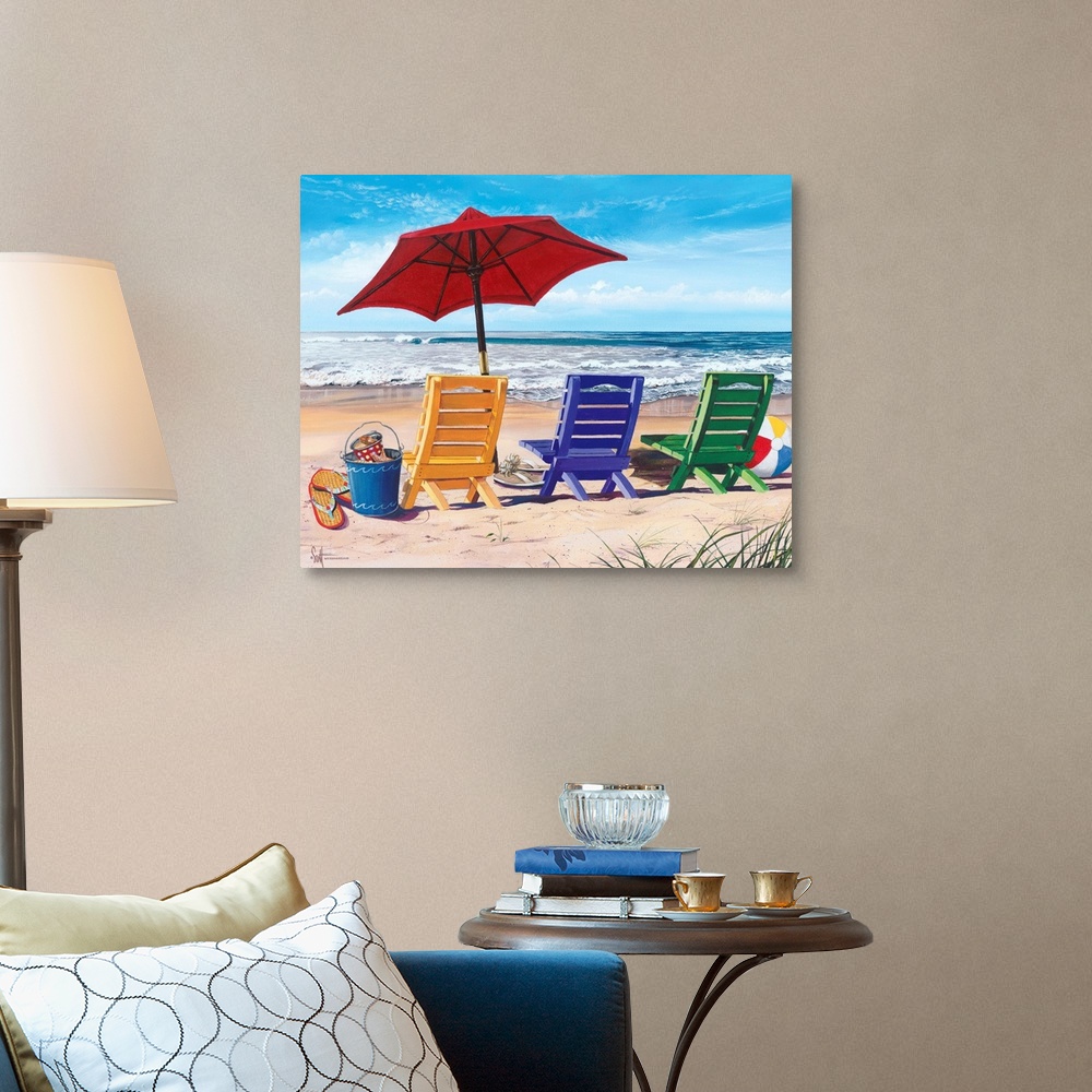 A traditional room featuring Beachy Keen