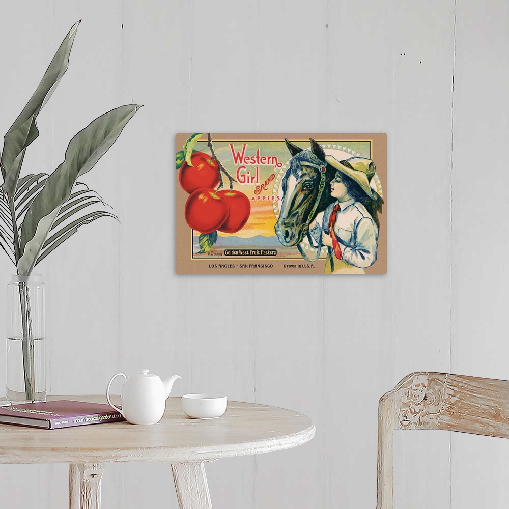 A farmhouse room featuring Crete Label "Apple"