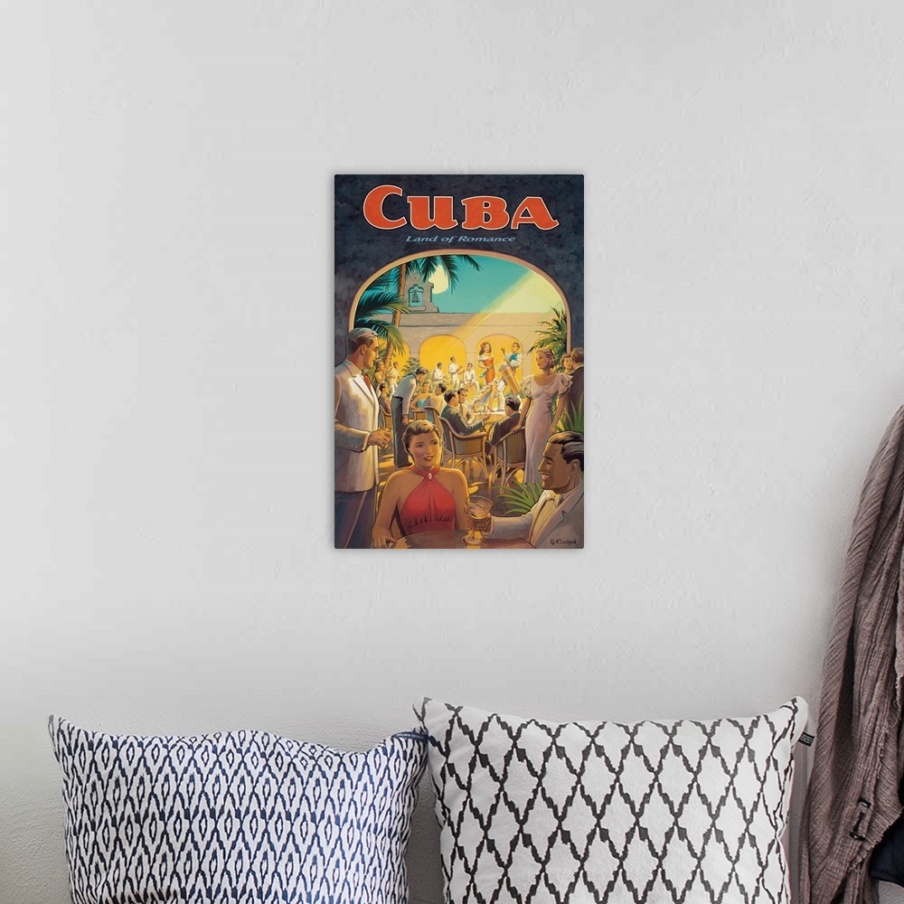 A bohemian room featuring Cuba, Land of Romance