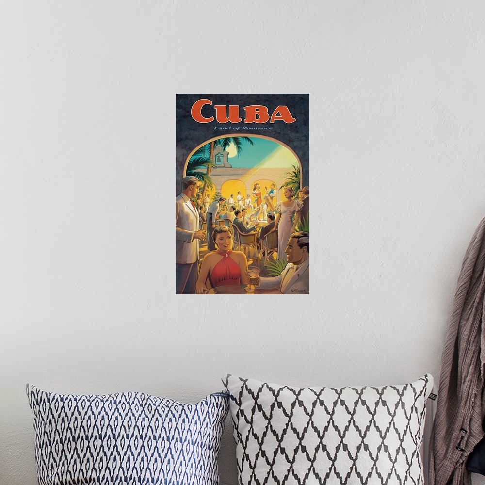 A bohemian room featuring Cuba, Land of Romance